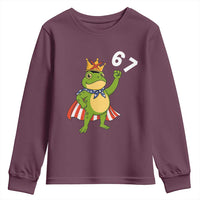 Resist Frog Youth Sweatshirt Super American 67 Six Seven Meme - Wonder Print Shop