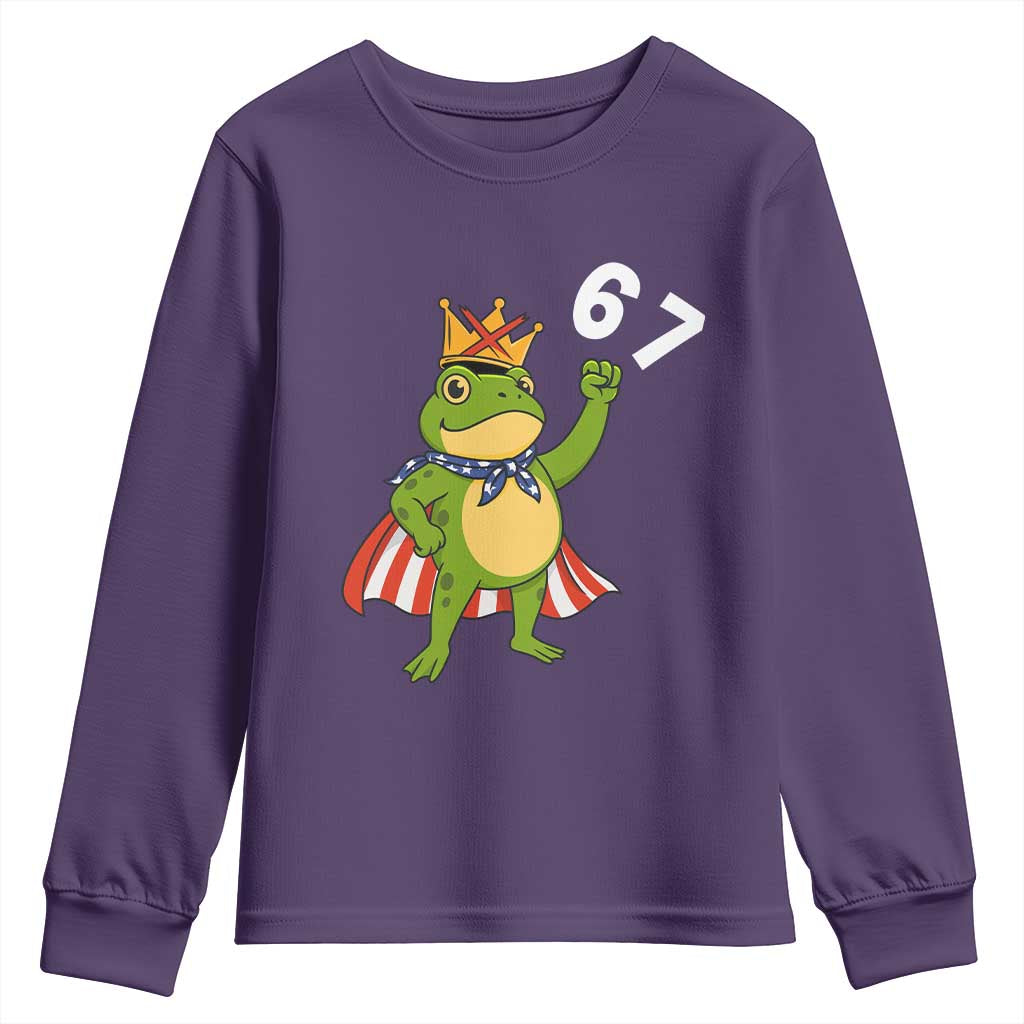 Resist Frog Youth Sweatshirt Super American 67 Six Seven Meme - Wonder Print Shop