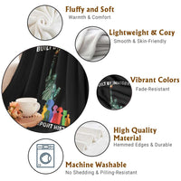 Immigrant Rights Throw Blanket Built by Immigrants You Can Not Deport History - Wonder Print Shop