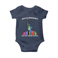 Immigrant Rights Baby Onesie Built by Immigrants You Can Not Deport History - Wonder Print Shop