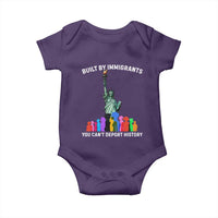 Immigrant Rights Baby Onesie Built by Immigrants You Can Not Deport History - Wonder Print Shop