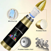 Immigrant Rights Bullet Tumbler Built by Immigrants You Can Not Deport History - Wonder Print Shop