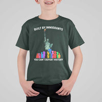 Immigrant Rights T Shirt For Kid Built by Immigrants You Can Not Deport History - Wonder Print Shop