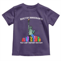 Immigrant Rights Toddler T Shirt Built by Immigrants You Can Not Deport History - Wonder Print Shop