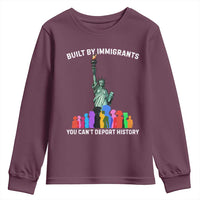Immigrant Rights Youth Sweatshirt Built by Immigrants You Can Not Deport History - Wonder Print Shop
