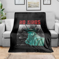 No Kings Throw Blanket Statue of Liberty Selfie Freedom - Wonder Print Shop