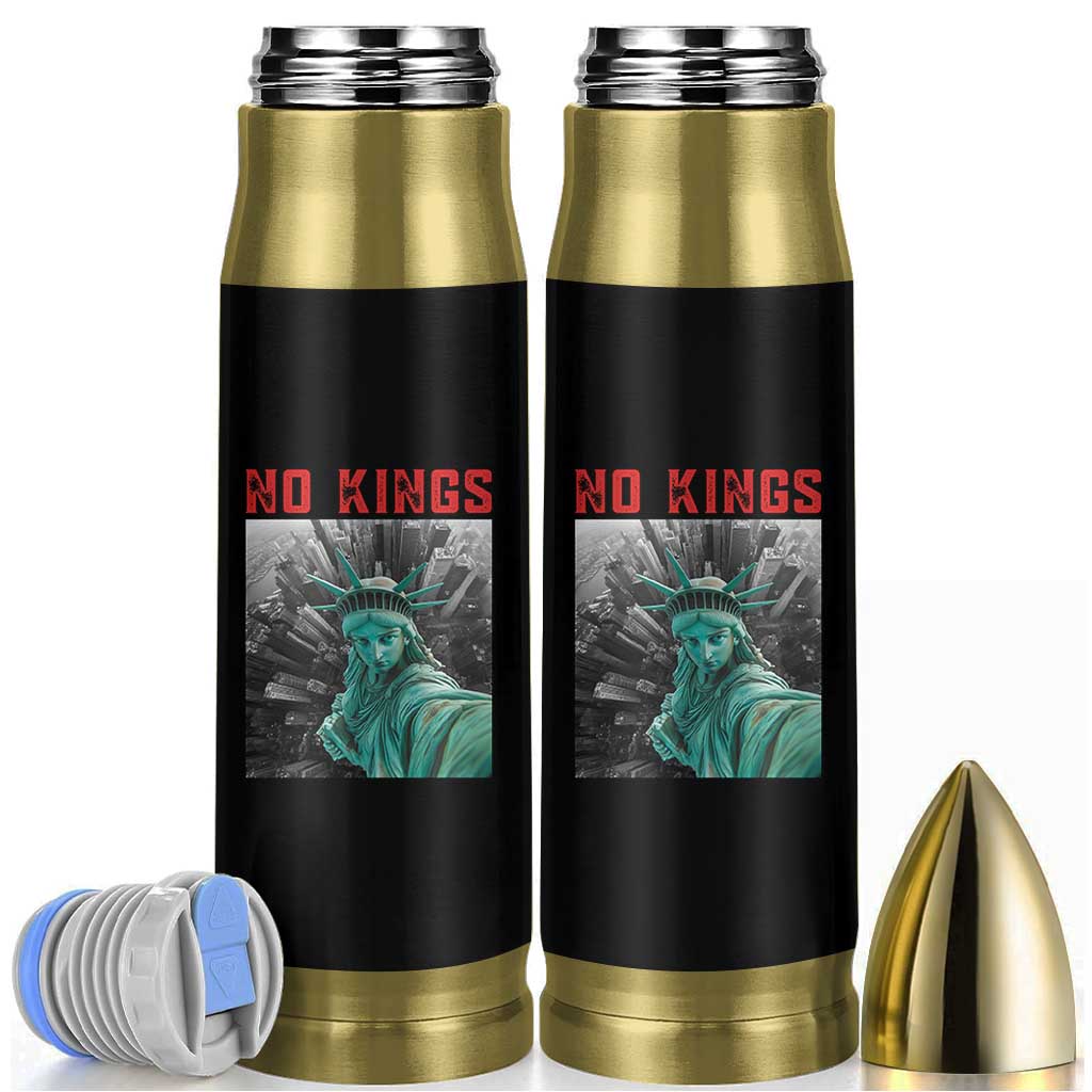 No Kings Bullet Tumbler Statue of Liberty Selfie Freedom - Wonder Print Shop