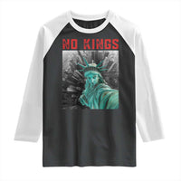 No Kings Raglan Shirt Statue of Liberty Selfie Freedom - Wonder Print Shop