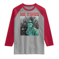 No Kings Raglan Shirt Statue of Liberty Selfie Freedom - Wonder Print Shop