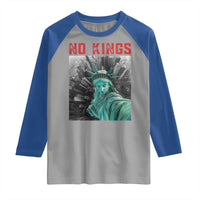 No Kings Raglan Shirt Statue of Liberty Selfie Freedom - Wonder Print Shop