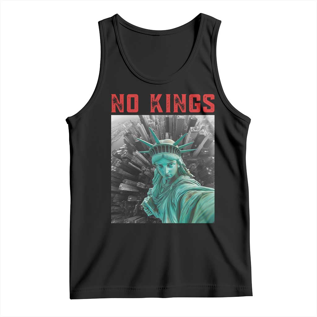 No Kings Tank Top Statue of Liberty Selfie Freedom - Wonder Print Shop