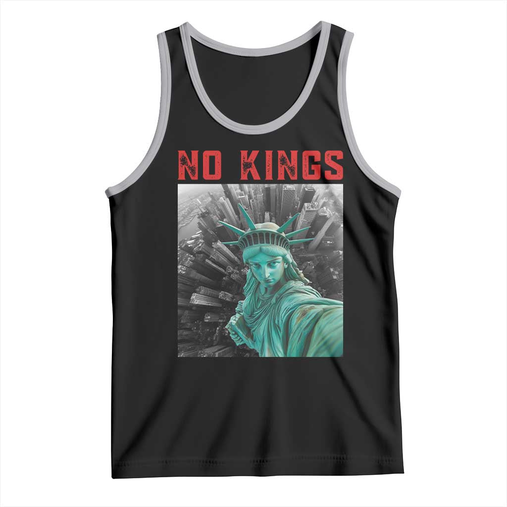 No Kings Tank Top Statue of Liberty Selfie Freedom - Wonder Print Shop