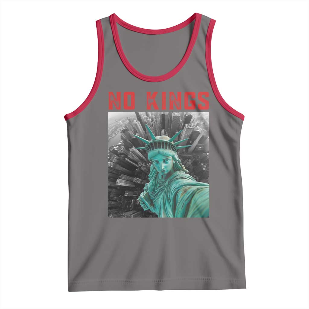 No Kings Tank Top Statue of Liberty Selfie Freedom - Wonder Print Shop