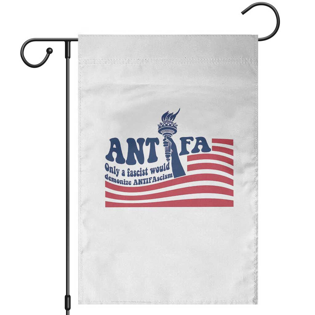 Antifa Fascism Patriotic Garden Flag Antifascist Statue of Liberty - Wonder Print Shop