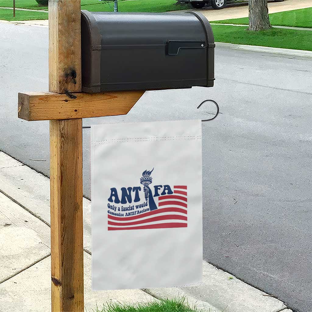 Antifa Fascism Patriotic Garden Flag Antifascist Statue of Liberty - Wonder Print Shop