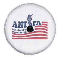 Antifa Fascism Patriotic Spare Tire Cover Antifascist Statue of Liberty - Wonder Print Shop