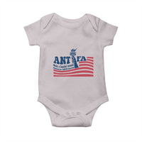 Antifa Fascism Patriotic Baby Onesie Antifascist Statue of Liberty - Wonder Print Shop
