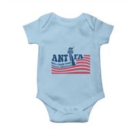 Antifa Fascism Patriotic Baby Onesie Antifascist Statue of Liberty - Wonder Print Shop