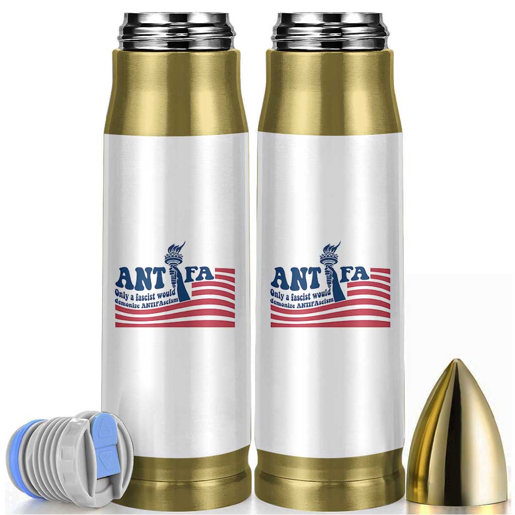 Antifa Fascism Patriotic Bullet Tumbler Antifascist Statue of Liberty - Wonder Print Shop