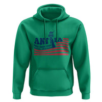 Antifa Fascism Patriotic Hoodie Antifascist Statue of Liberty - Wonder Print Shop