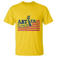 Antifa Fascism Patriotic T Shirt Antifascist Statue of Liberty - Wonder Print Shop
