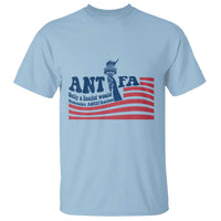 Antifa Fascism Patriotic T Shirt Antifascist Statue of Liberty - Wonder Print Shop