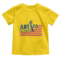 Antifa Fascism Patriotic Toddler T Shirt Antifascist Statue of Liberty - Wonder Print Shop