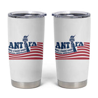 Antifa Fascism Patriotic Tumbler Cup Antifascist Statue of Liberty - Wonder Print Shop