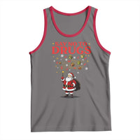 Santa Christmas Tank Top AIDS Awwanrness Red Ribbon HIV Support - Wonder Print Shop