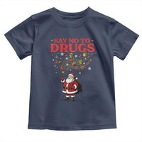 Santa Christmas Toddler T Shirt AIDS Awwanrness Red Ribbon HIV Support - Wonder Print Shop
