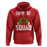 Red Ribbon AIDS Awareness Hoodie Elf Hand Christmas HIV Support - Wonder Print Shop