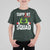 Red Ribbon AIDS Awareness T Shirt For Kid Elf Hand Christmas HIV Support - Wonder Print Shop