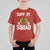 Red Ribbon AIDS Awareness T Shirt For Kid Elf Hand Christmas HIV Support - Wonder Print Shop