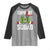 Red Ribbon AIDS Awareness Raglan Shirt Elf Hand Christmas HIV Support - Wonder Print Shop