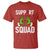 Red Ribbon AIDS Awareness T Shirt Elf Hand Christmas HIV Support - Wonder Print Shop