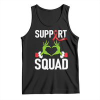 Red Ribbon AIDS Awareness Tank Top Elf Hand Christmas HIV Support - Wonder Print Shop