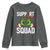 Red Ribbon AIDS Awareness Youth Sweatshirt Elf Hand Christmas HIV Support - Wonder Print Shop