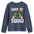 Red Ribbon AIDS Awareness Youth Sweatshirt Elf Hand Christmas HIV Support - Wonder Print Shop