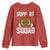 Red Ribbon AIDS Awareness Youth Sweatshirt Elf Hand Christmas HIV Support - Wonder Print Shop