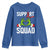 Red Ribbon AIDS Awareness Youth Sweatshirt Elf Hand Christmas HIV Support - Wonder Print Shop