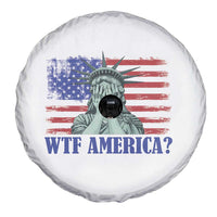 Funny American Spare Tire Cover Statue of Liberty WTF USA Freedom Satire - Wonder Print Shop