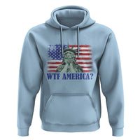 Funny American Hoodie Statue of Liberty WTF USA Freedom Satire - Wonder Print Shop