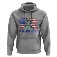Funny American Hoodie Statue of Liberty WTF USA Freedom Satire - Wonder Print Shop
