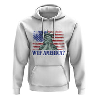Funny American Hoodie Statue of Liberty WTF USA Freedom Satire - Wonder Print Shop