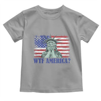Funny American Toddler T Shirt Statue of Liberty WTF USA Freedom Satire - Wonder Print Shop