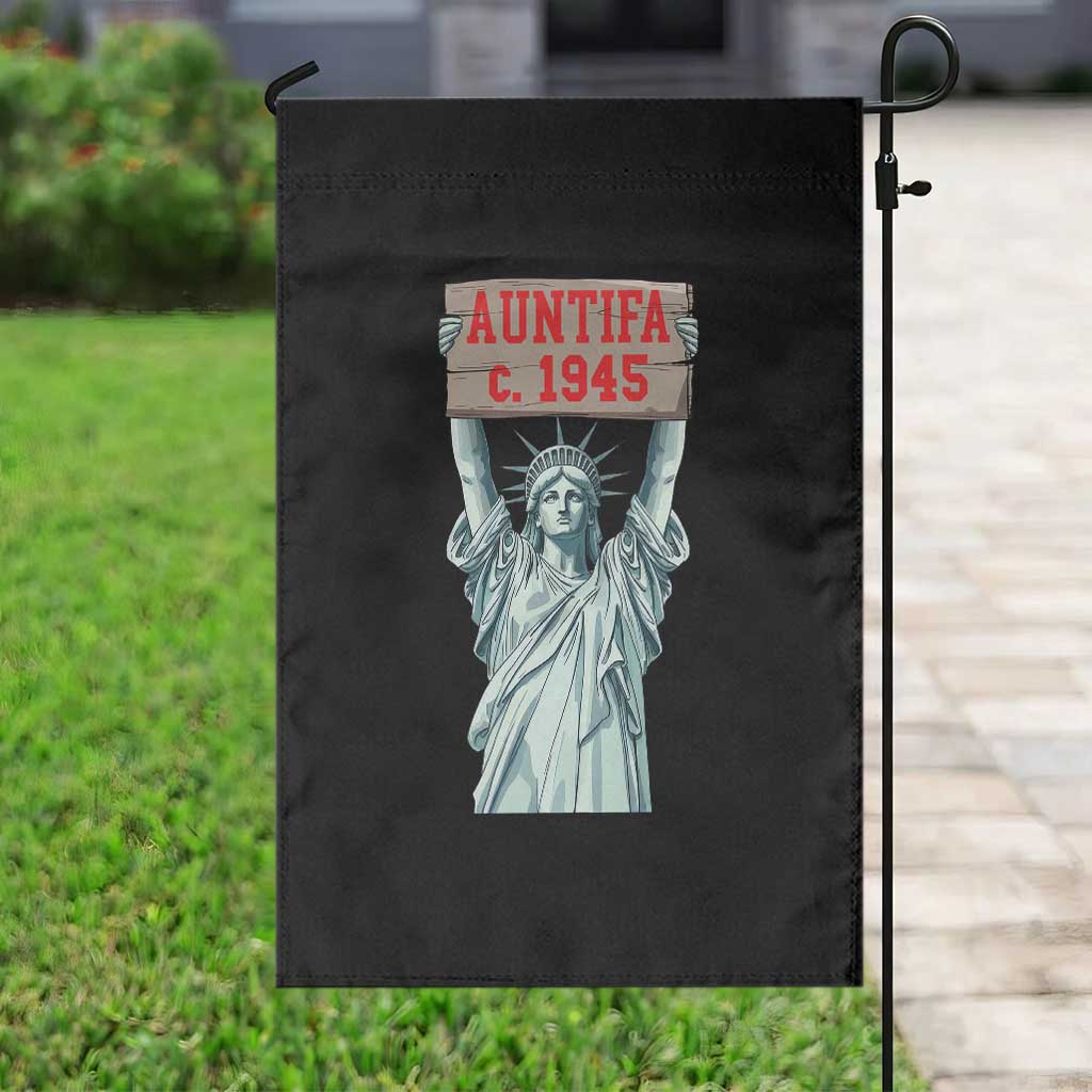 Antifa Fascism Garden Flag Statue of Liberty Anti Fascism Patriotic - Wonder Print Shop