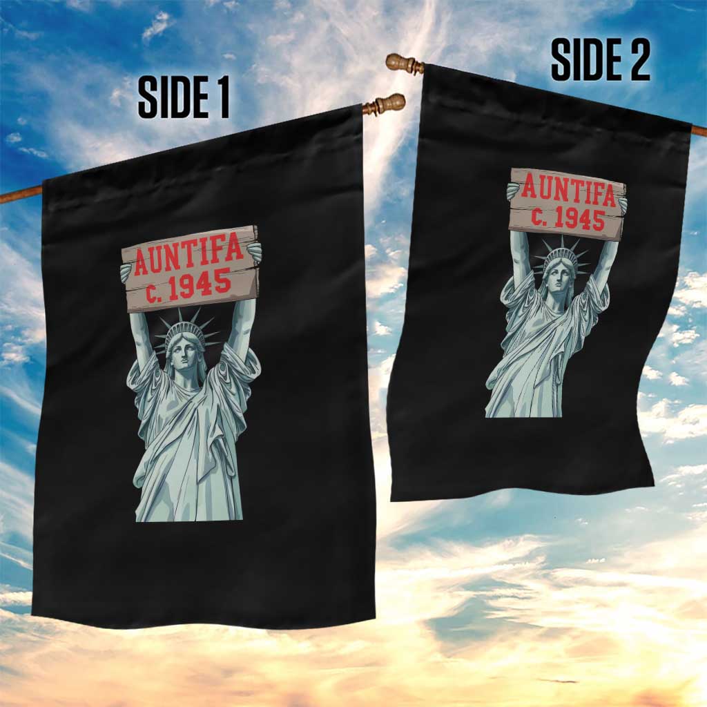 Antifa Fascism Garden Flag Statue of Liberty Anti Fascism Patriotic - Wonder Print Shop
