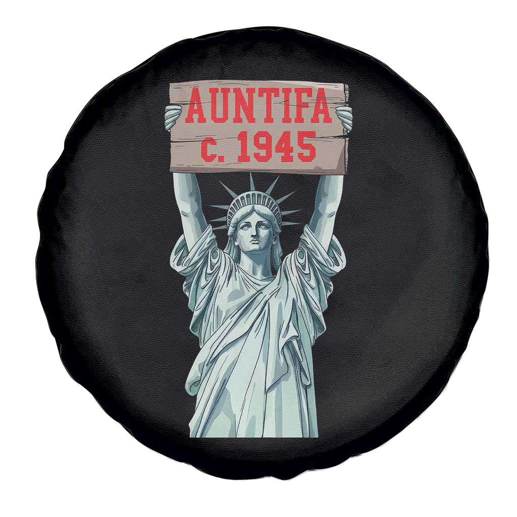 Antifa Fascism Spare Tire Cover Statue of Liberty Anti Fascism Patriotic - Wonder Print Shop