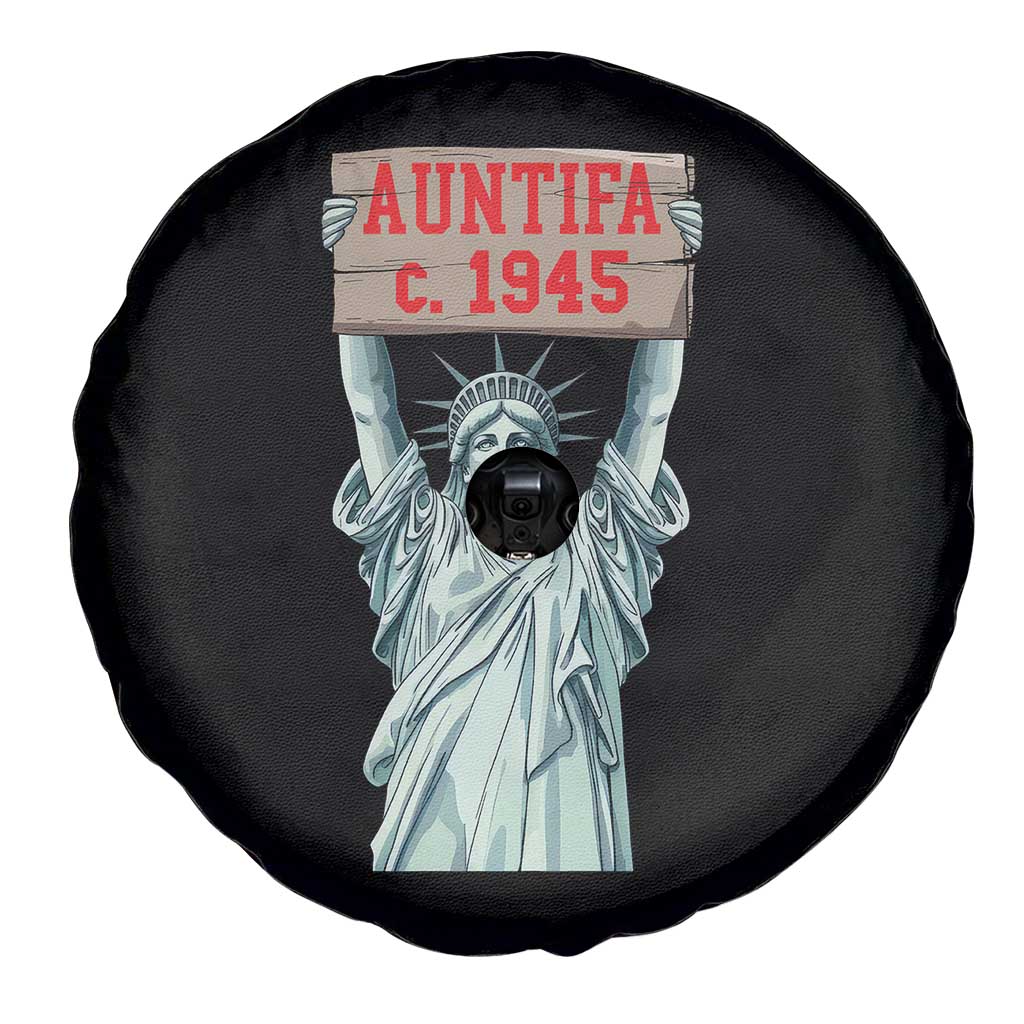 Antifa Fascism Spare Tire Cover Statue of Liberty Anti Fascism Patriotic - Wonder Print Shop