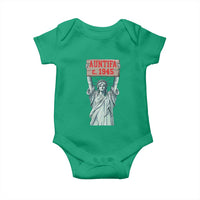 Antifa Fascism Baby Onesie Statue of Liberty Anti Fascism Patriotic - Wonder Print Shop